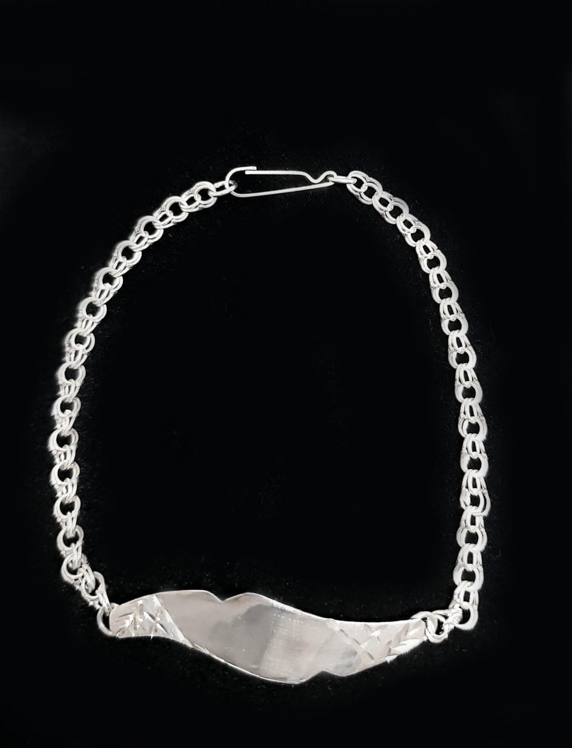 Silver Ladie ID Band